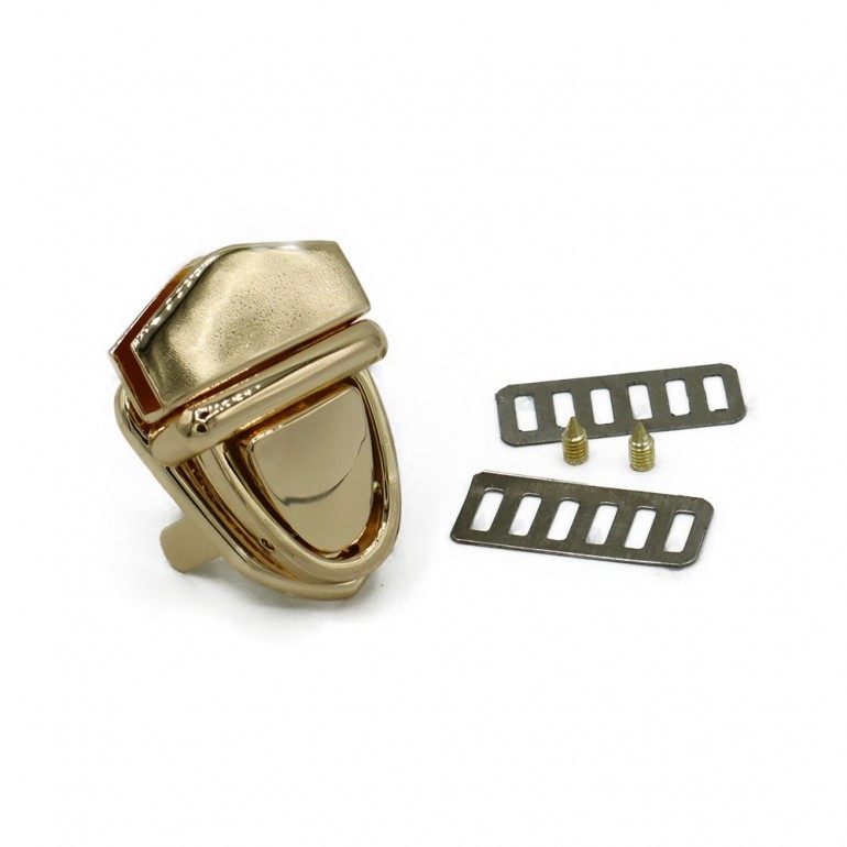 Gold Badge button closure