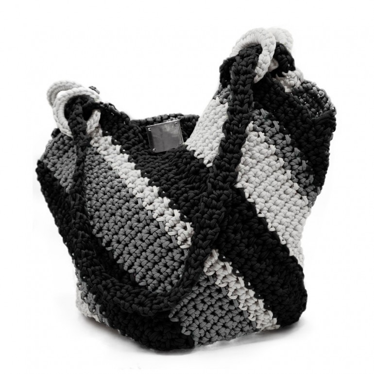 Kit de Sac au crochet faites-le vous-même Artemisia Noir
