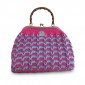 Kit Borsa fai da te all'uncinetto Blumarine Magenta