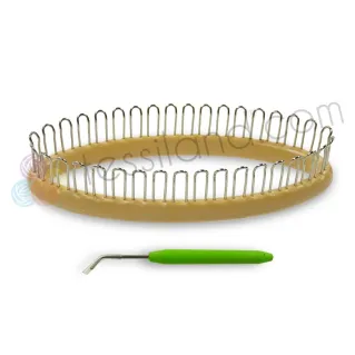 Circular Knitting Frame with Hook Included Legno