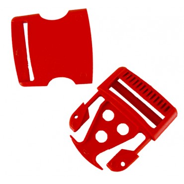 Fibbia a scatto Rosso