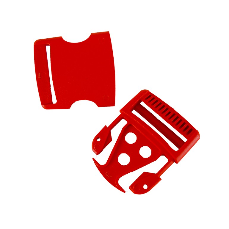 Side release buckle-Red