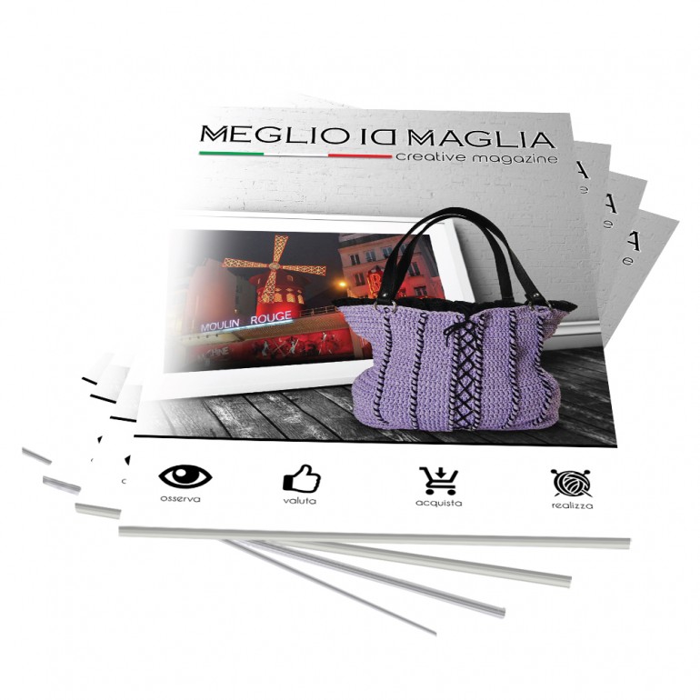 Rivista Magazine Meglio di Maglia Bags per borse a uncinetto