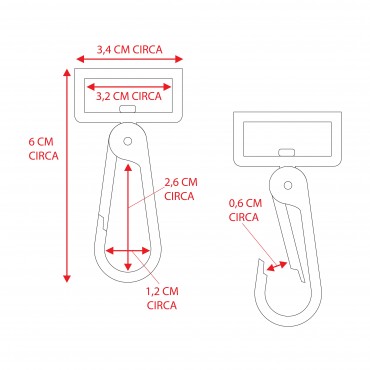 Sf-335891-13-Mosquetón Square-Oro-Pz 2