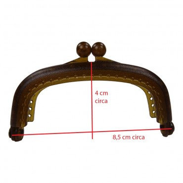 Clic clac Modern cm 8,5x4. Ambra