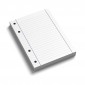 Recharges A5 lignées blanches pour planner | Tessiland