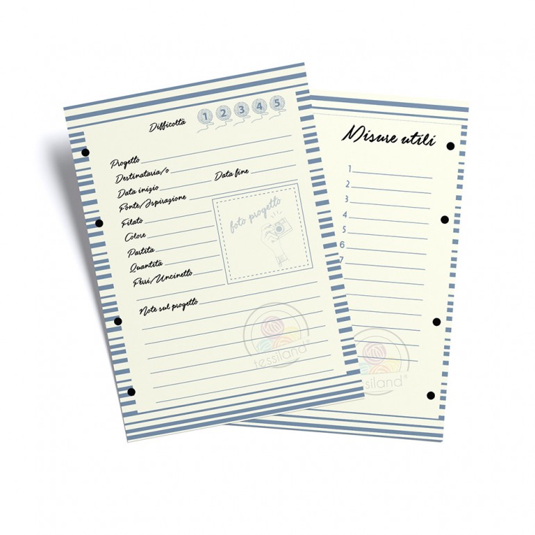 Ricambi forati A5 Progetto