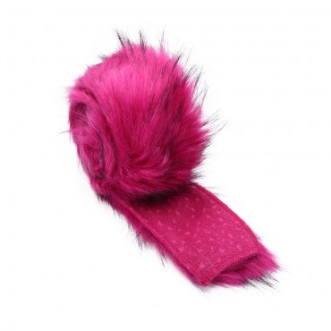 Pelliccia ecologica sfumata pelo lungo con maglina 120cm Rodolite