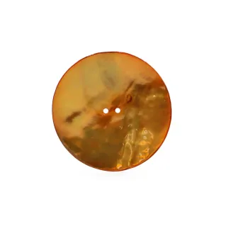 Akoya Mother-of-Pearl Button 1 piece Arancio
