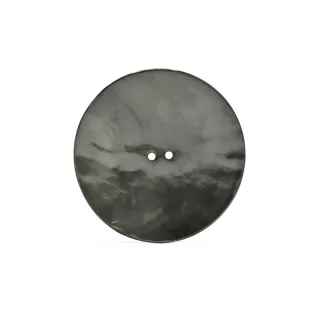 Botones Akoya de motherperla 1pz Gris