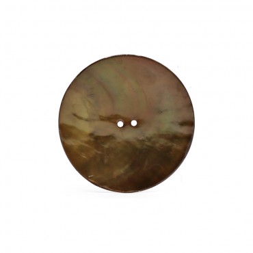 Bottoni in madreperla naturale Akoya dal design irregolare 1pz Moro