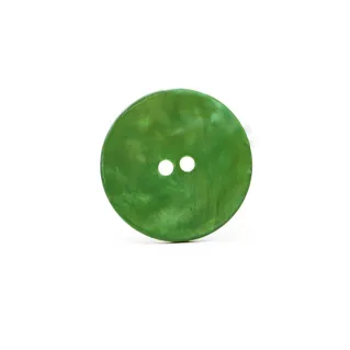 Akoya Mother-of-Pearl Button 1 piece Green