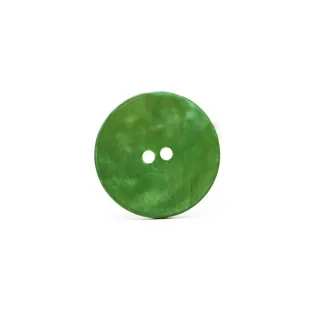 Akoya Mother-of-Pearl Button 1 piece Green