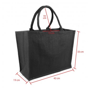 Sac en Jute 42x33 Grey | Tessiland