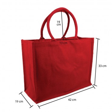 Bolso Yute 42x33 Red| Tessiland