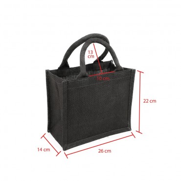 Sac en Jute 26x22 Grey | Tessiland