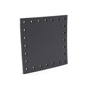 Cuadrado Ecopiel 7x7 Tessiland para aplicaciones de ganchillo Gris