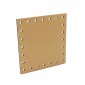 Cuadrado Ecopiel 7x7 Tessiland para aplicaciones de ganchillo Beige