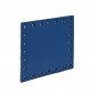 Square Eco leather 7x7  Tessiland for Crochet Applications Cornflower Blue
