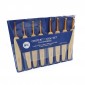 Set de 8 Ganchillos Woody Mango de Madera | Tessiland