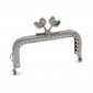 Square Clasp Closure with Bows 8.5 cm | Tessiland
