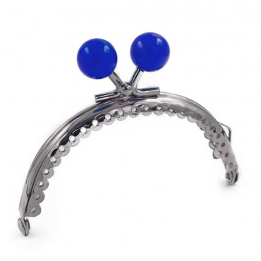 Chiusura clic clac Ball 8,5cm per portamonete Blu