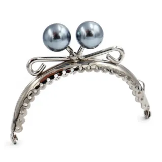 Fermeture clic-clac en spirale pour porte-monnaie Silver