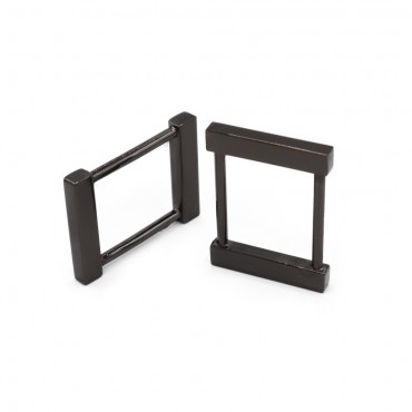 Attacchi per tracolla ponticello passanti 37x27mm 2pz Canna di fucile