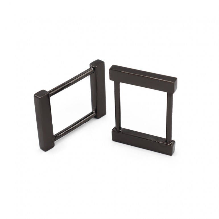 Attache pour Bandoulière Gunmetal 2pcs | Tessiland