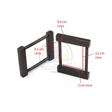 Attacco per Tracolla Canna di Fucile 2pz | Tessiland