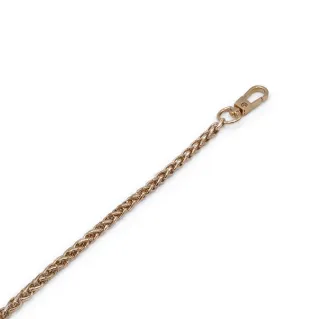 Correa para bolso de moda de metal con cadena trenzada Oro