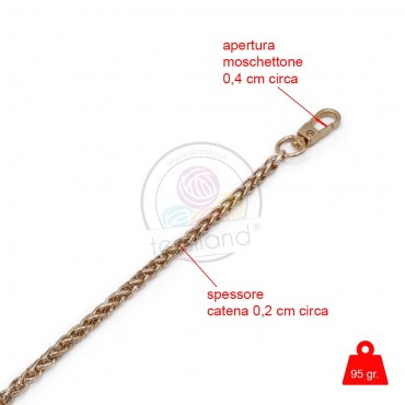 Fashion Gold Chain Shoulder Strap for Handmade Clutches | Tessiland