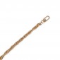 Grumette Gold Chain Shoulder Strap with Interwoven Links | Tessiland