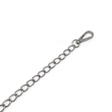 Asa de hombro de cadena de metal Daily Plata para bolsos de mano | Tessiland