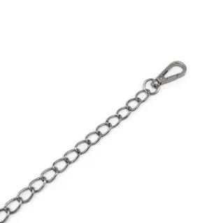 Daily Metal Shoulder Strap for Clutches Argento