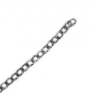 Catena 16x10 stampata SilverBlack Mt1