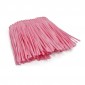 Frangia di Rafia h10cm Rosa cm50