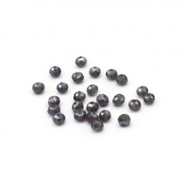 Cristalli 4mm Prisma in resina per bijoux e accessori Steel multicolor