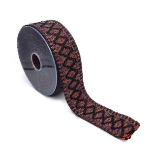 Passamaneria RomboLux 5cm motivo geometrico per borse e accessori 3mt Blu