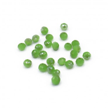 Perline cristallo prisma 4mm cucibili in resina per bijoux e accessori Prato