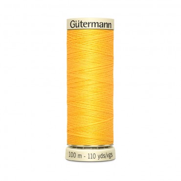 Filo cucitutto Gutermann 100% poliestere spoletta 100mt Giallo 417