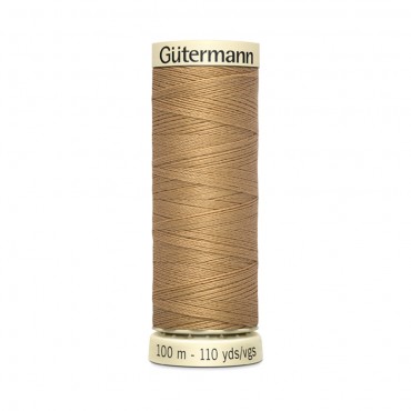 Filo cucitutto Gutermann 100% poliestere spoletta 100mt Beige 591