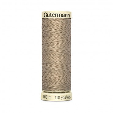 Filo cucitutto Gutermann 100% poliestere spoletta 100mt Beige 464