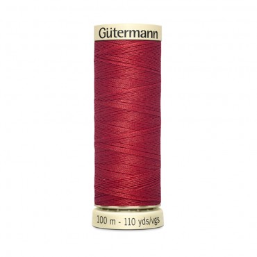Filo cucitutto Gutermann 100% poliestere spoletta 100mt Rosso 26