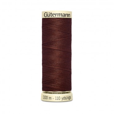 Filo cucitutto Gutermann 100% poliestere spoletta 100mt Marrone 230