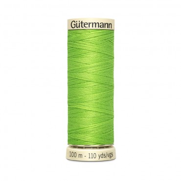 Filo cucitutto Gutermann 100% poliestere spoletta 100mt Lime 336