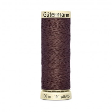 Filo cucitutto Gutermann 100% poliestere spoletta 100mt Marrone 446