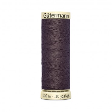 Filo cucitutto Gutermann 100% poliestere spoletta 100mt Melanzana 540