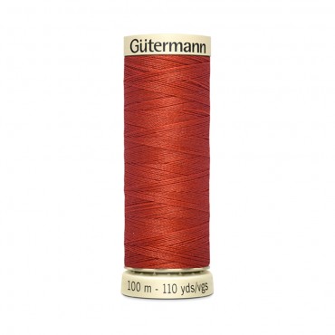 Filo cucitutto Gutermann 100% poliestere spoletta 100mt Rosso 589