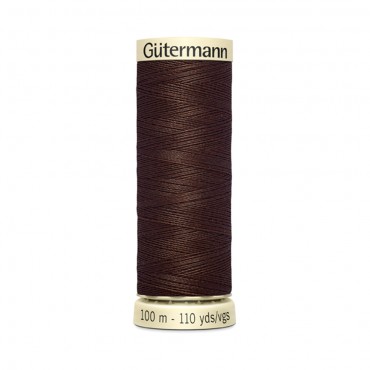 Filo cucitutto Gutermann 100% poliestere spoletta 100mt Marrone 694